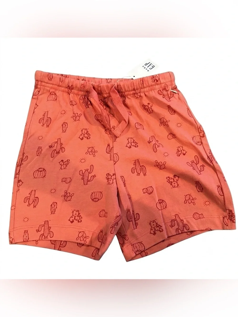 GAP cotton shorts cactus Print Toddler Boy size 4 NWT